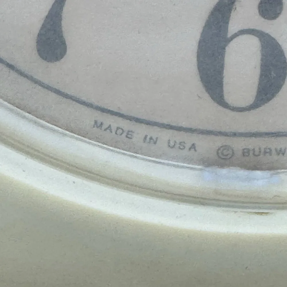 Vtg Burwood Mother Goose Wall Clock